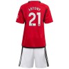 Officiële Voetbalshirt + Korte Broek Manchester United Antony 21 Thuis 2023-24 - Kids